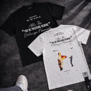 Camiseta hombre estampado póster