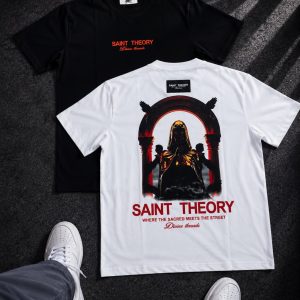 Camiseta hombre estampado gótico con arco