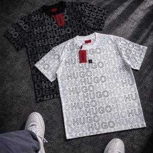 Camiseta hombre full print tipográfico