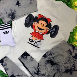 Conjunto deportivo tie-dye gris