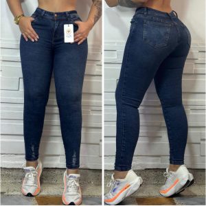 Jean dama pitillo azul claro