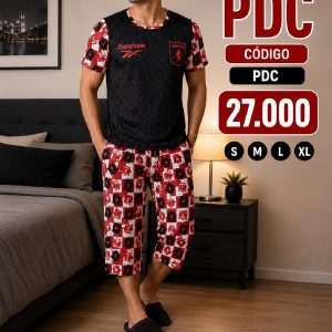 Pijama hombre a cuadros con bolsillo