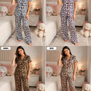 Pijama dama animal print