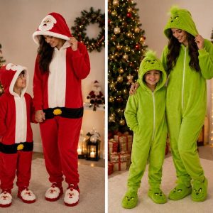Disfraz pareja Santa y duende